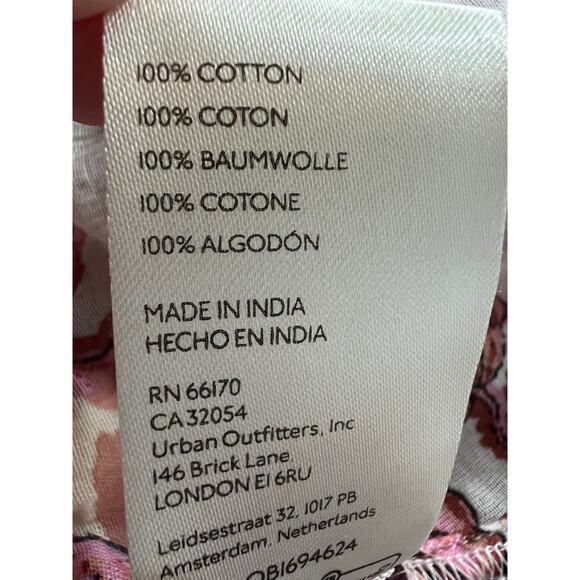 FREE PEOPLE WOMENS TOP KAUAI GETAWAY COTTON IVORY COMBO BOHO SIZE SMALL NEW - Picture 14 of 15